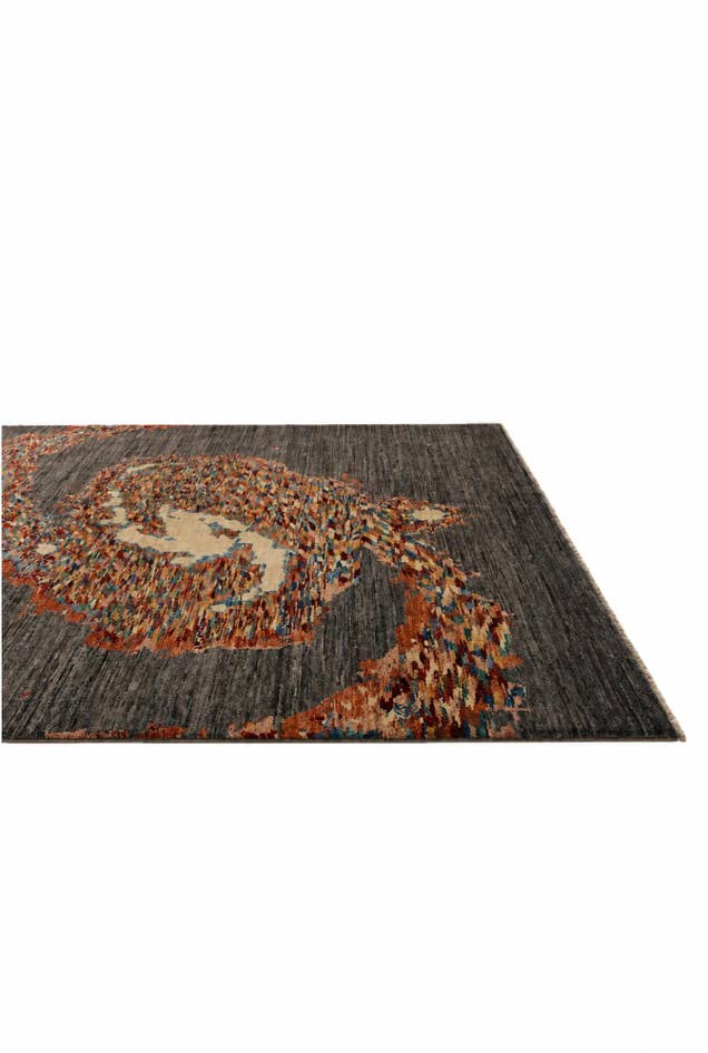 Detail image of 5' 3 x 6' 10 Hand Knotted Modern Ziegler Rug