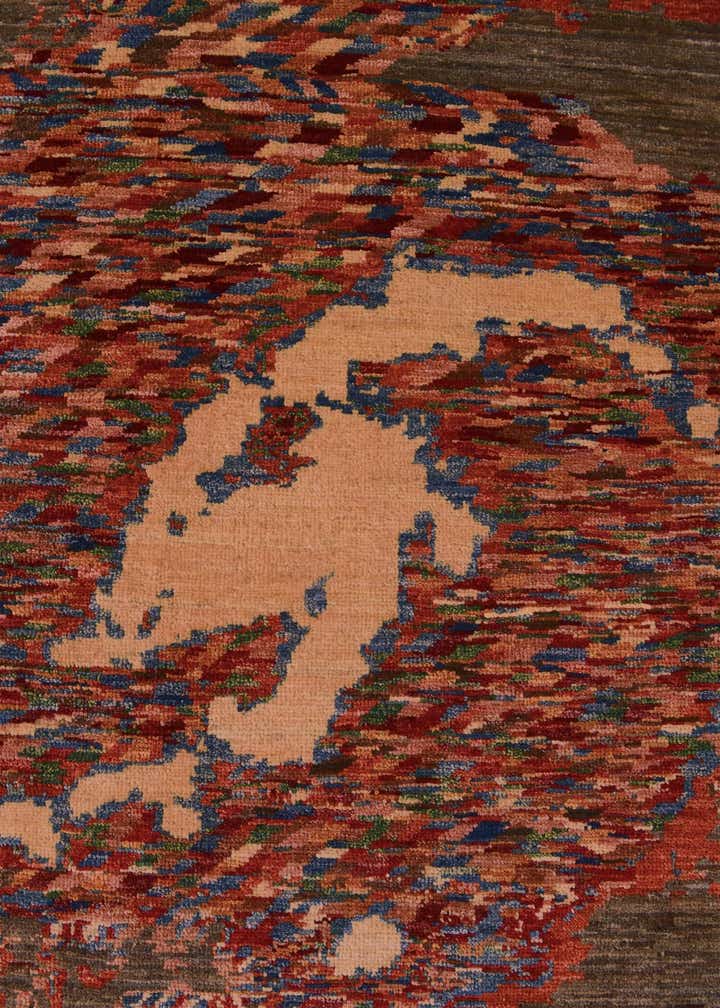 5' 3 x 6' 10 Hand Knotted Modern Ziegler Rug
