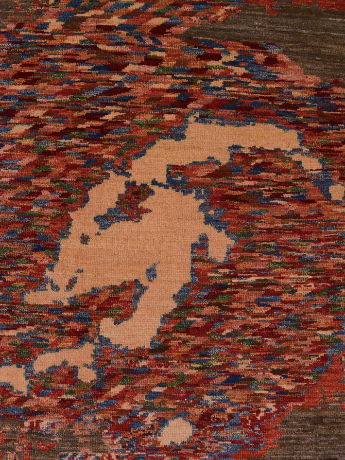 Detail image of 5' 3 x 6' 10 Hand Knotted Modern Ziegler Rug