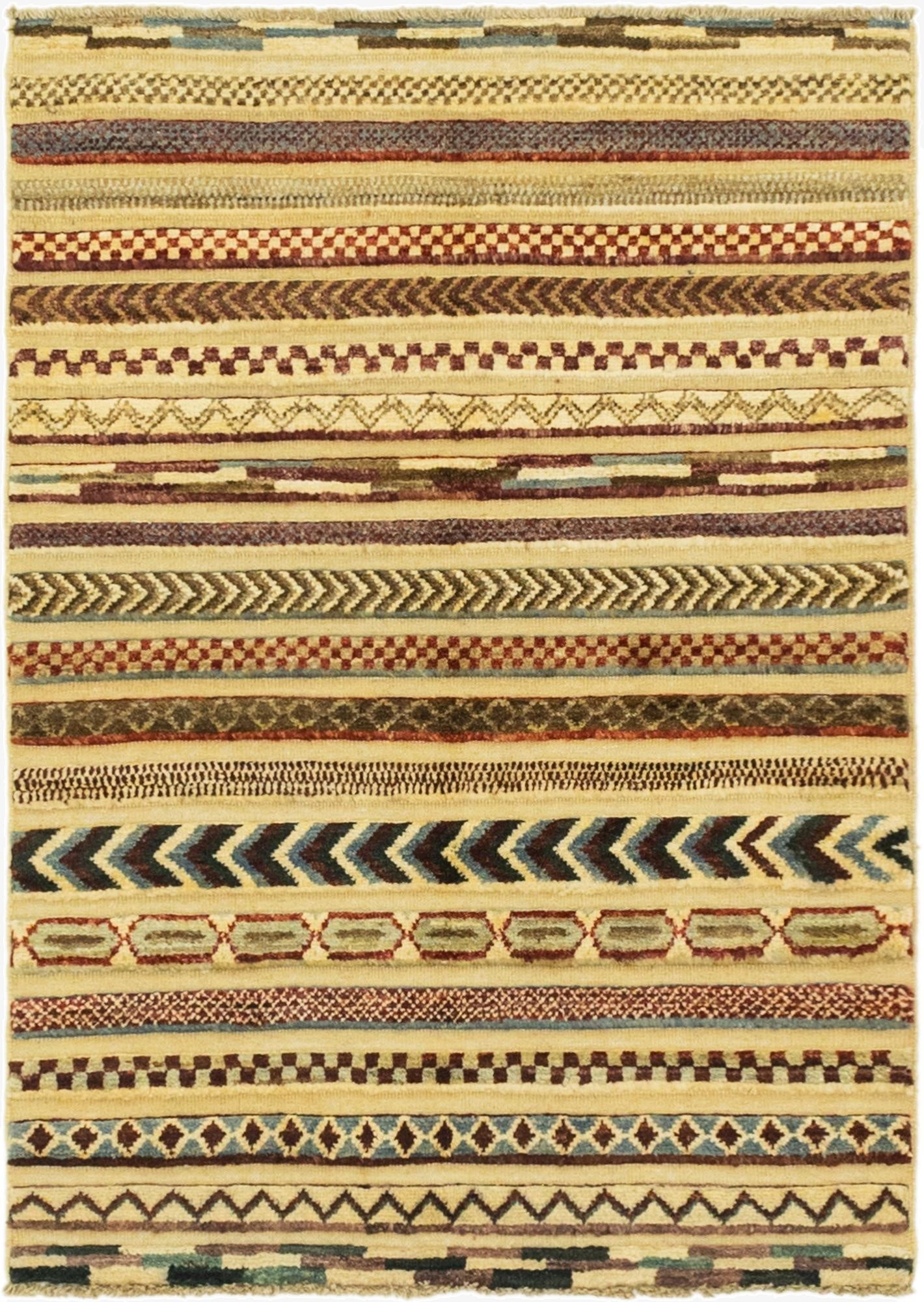 2' 9 x 3' 11  Hand Knotted Modern Ziegler Rug