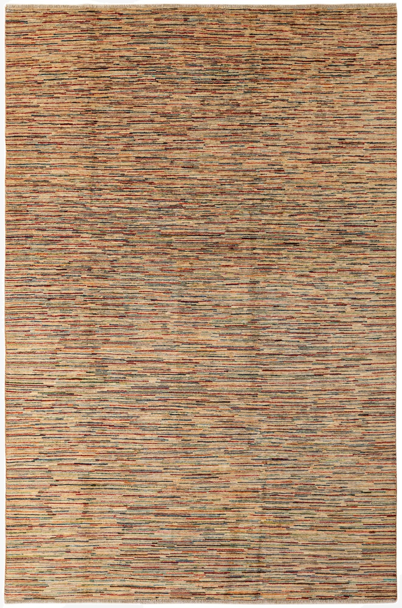6' 5 x 9' 9  Hand Knotted Modern Ziegler Wool Rug