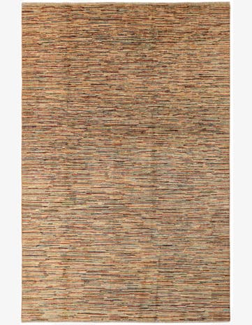 6' 5 x 9' 9 Hand Knotted Modern Ziegler Wool Rug