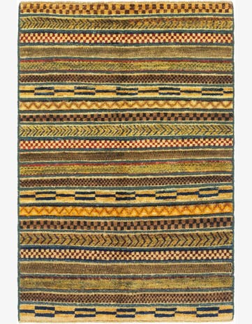 2' 8 x 4' Hand Knotted Modern Ziegler Rug