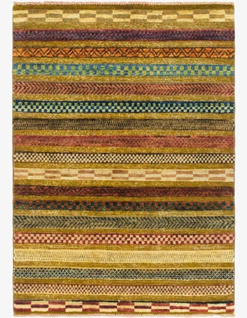 2' 8 x 4' Hand Knotted Modern Ziegler Rug