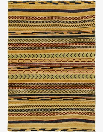 4' x 6' Hand Knotted Modern Ziegler Rug