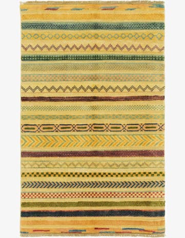 2' 7 x 4' 1 Hand Knotted Modern Ziegler Rug