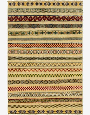 2' 7 x 4' 1 Hand Knotted Modern Ziegler Rug