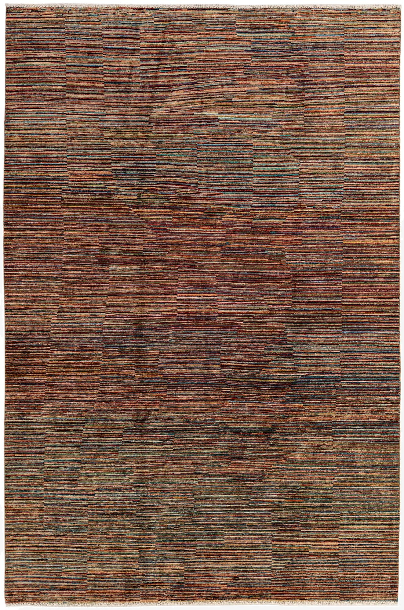 6' 5 x 9' 11  Hand Knotted Modern Ziegler Wool Rug