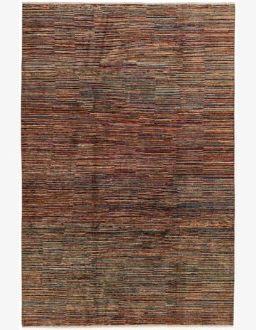 6' 5 x 9' 11 Hand Knotted Modern Ziegler Wool Rug