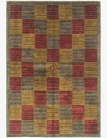 5' 6 x 8' Hand Knotted Modern Ziegler Rug