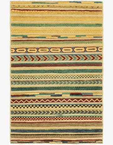 2' 7 x 3' 11 Hand Knotted Modern Ziegler Rug
