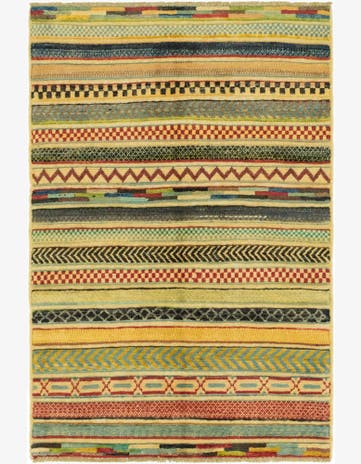 2' 7 x 3' 11 Hand Knotted Modern Ziegler Rug