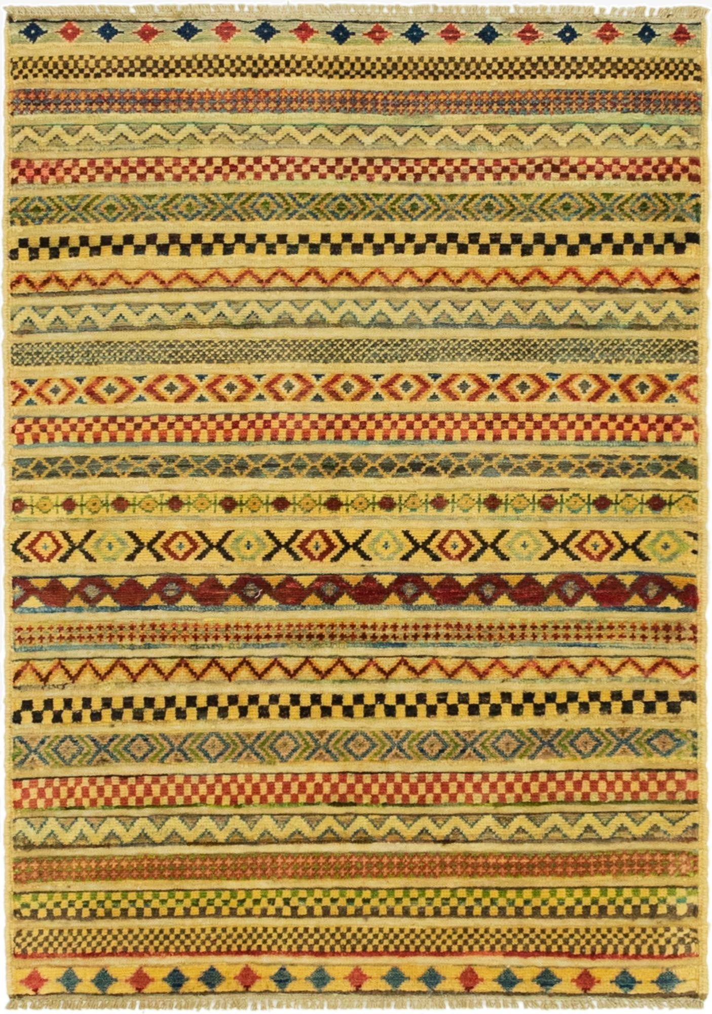 2' 10 x 4' 1  Hand Knotted Modern Ziegler Rug