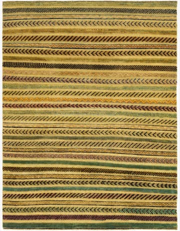 4' 8 x 6' 3 Hand Knotted Modern Ziegler Rug