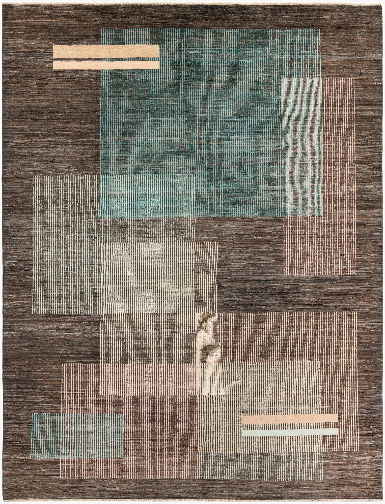 7' 3 x 9' 10 Hand Knotted Modern Ziegler Rug