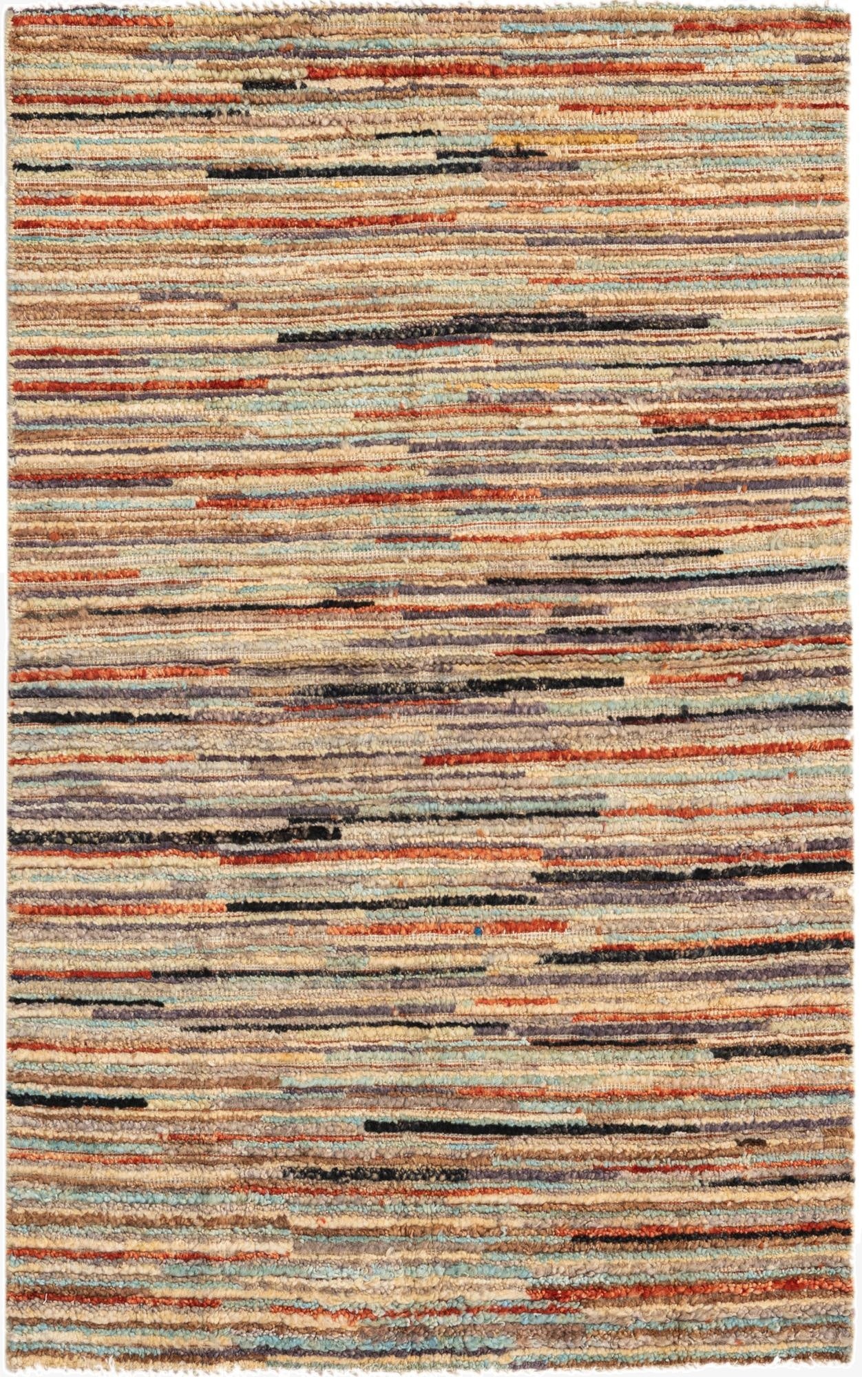 2' 5 x 4' Hand Knotted Modern Ziegler Rug