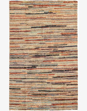2' 5 x 4' Hand Knotted Modern Ziegler Rug