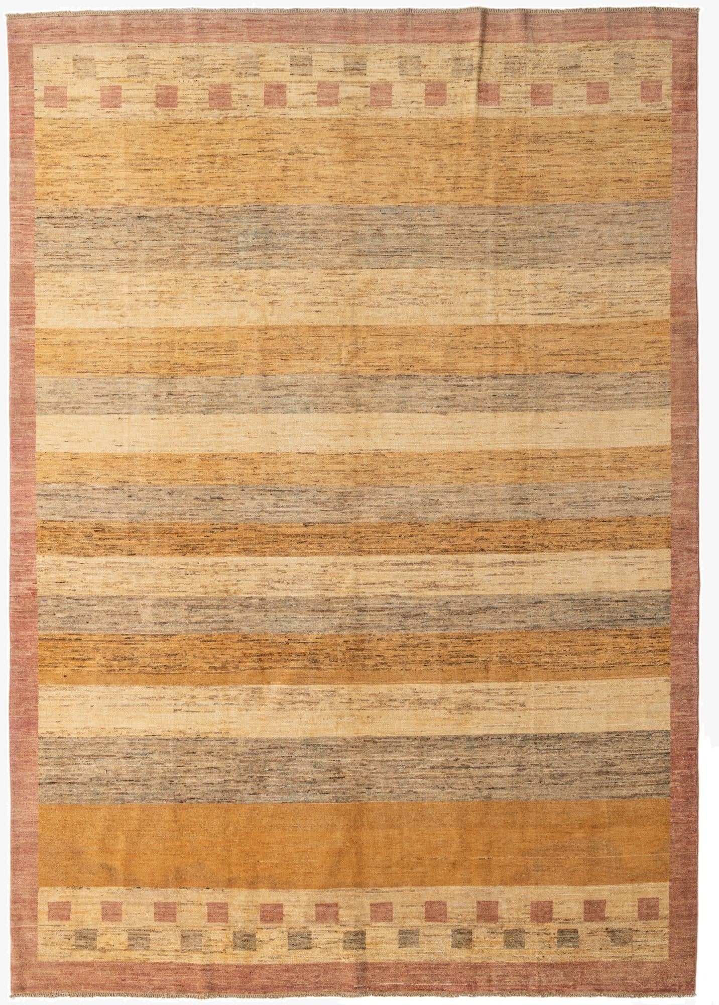 8' 3 x 11' 7  Hand Knotted Modern Ziegler Rug