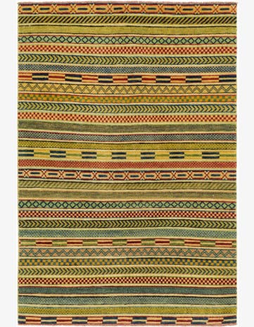 4' x 6' Hand Knotted Modern Ziegler Rug