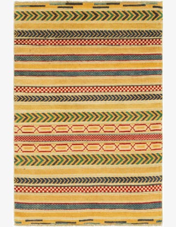 2' 7 x 4' 1 Hand Knotted Modern Ziegler Rug