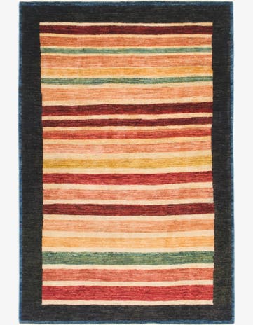 4' x 6' Hand Knotted Modern Ziegler Rug