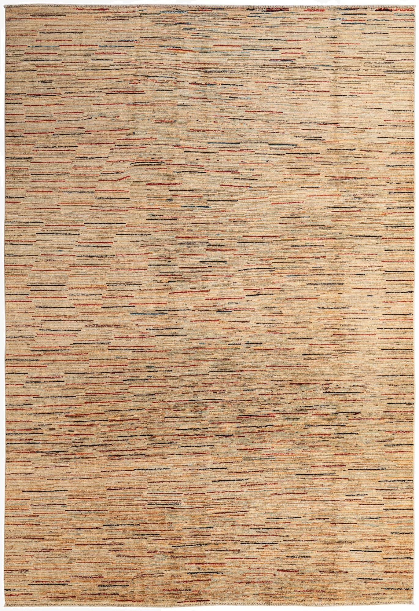 6' 7 x 9' 5  Hand Knotted Modern Ziegler Rug