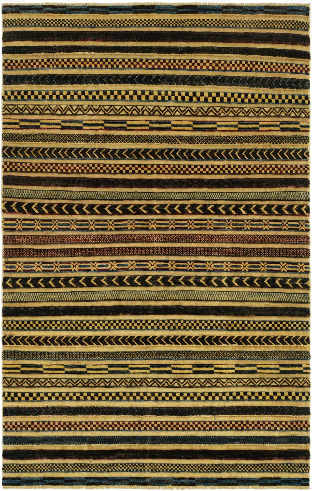 4' x 6' 4  Hand Knotted Modern Ziegler Rug