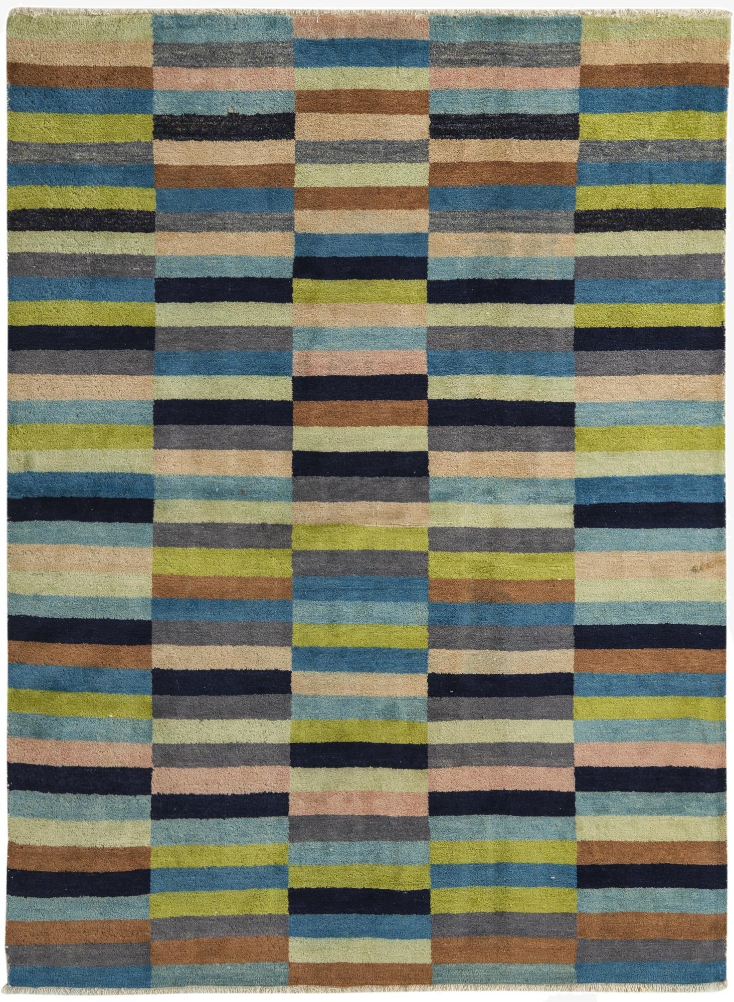 5' 5 x 7' 3  Hand Knotted Modern Ziegler Rug