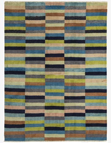 5' 5 x 7' 3 Hand Knotted Modern Ziegler Rug