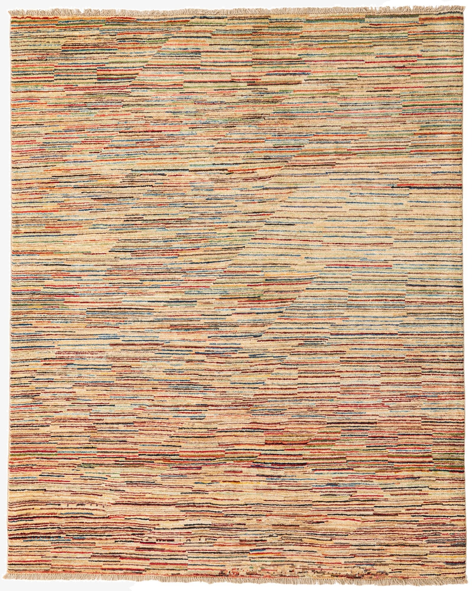 5' x 6' 3  Hand Knotted Modern Ziegler Wool Rug