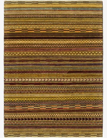 4' x 5' 10 Hand Knotted Modern Ziegler Rug