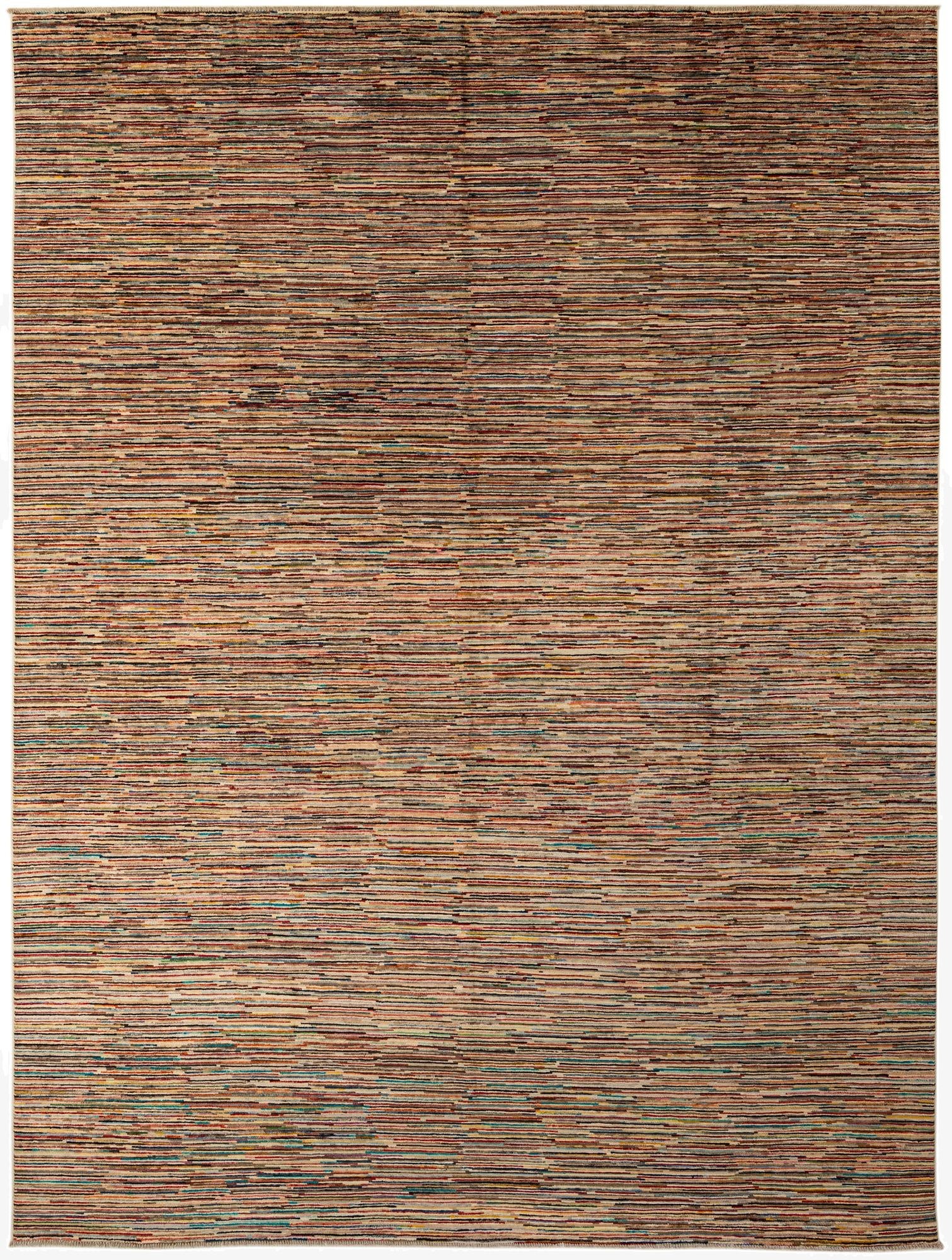 9' 7 x 12' 10  Hand Knotted Modern Ziegler Wool Rug