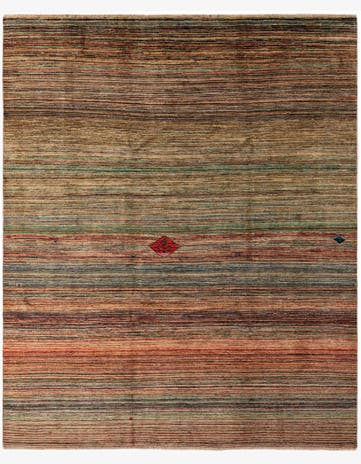 7' 11 x 9' 6 Hand Knotted Modern Ziegler Wool Rug