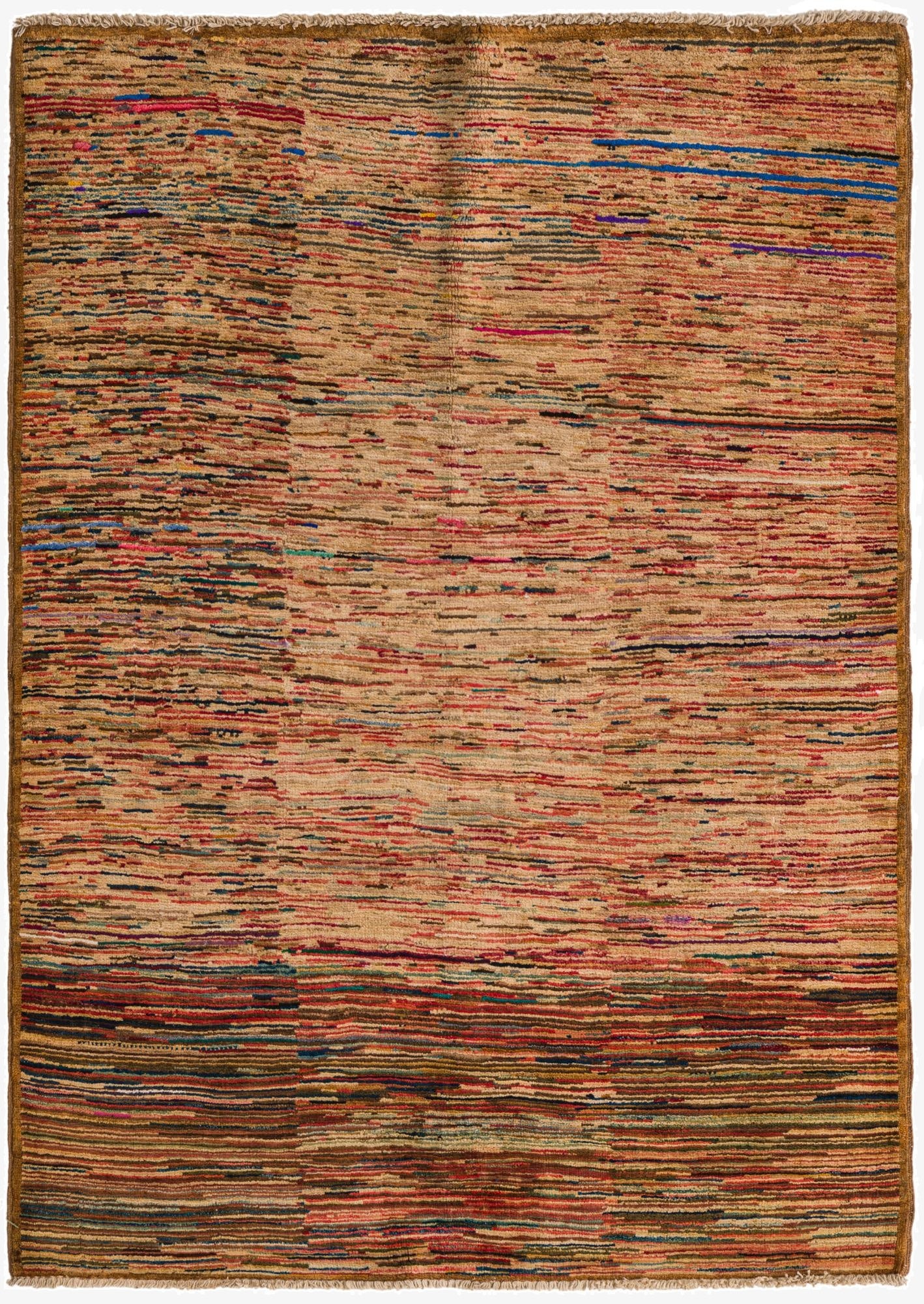3' 10 x 5' 7  Hand Knotted Modern Ziegler Rug