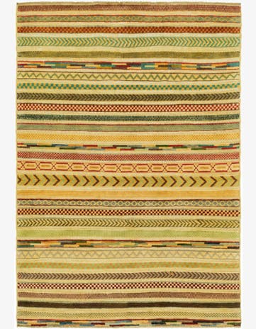 4' x 5' 10 Hand Knotted Modern Ziegler Rug