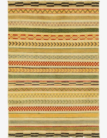 2' 7 x 3' 11 Hand Knotted Modern Ziegler Rug