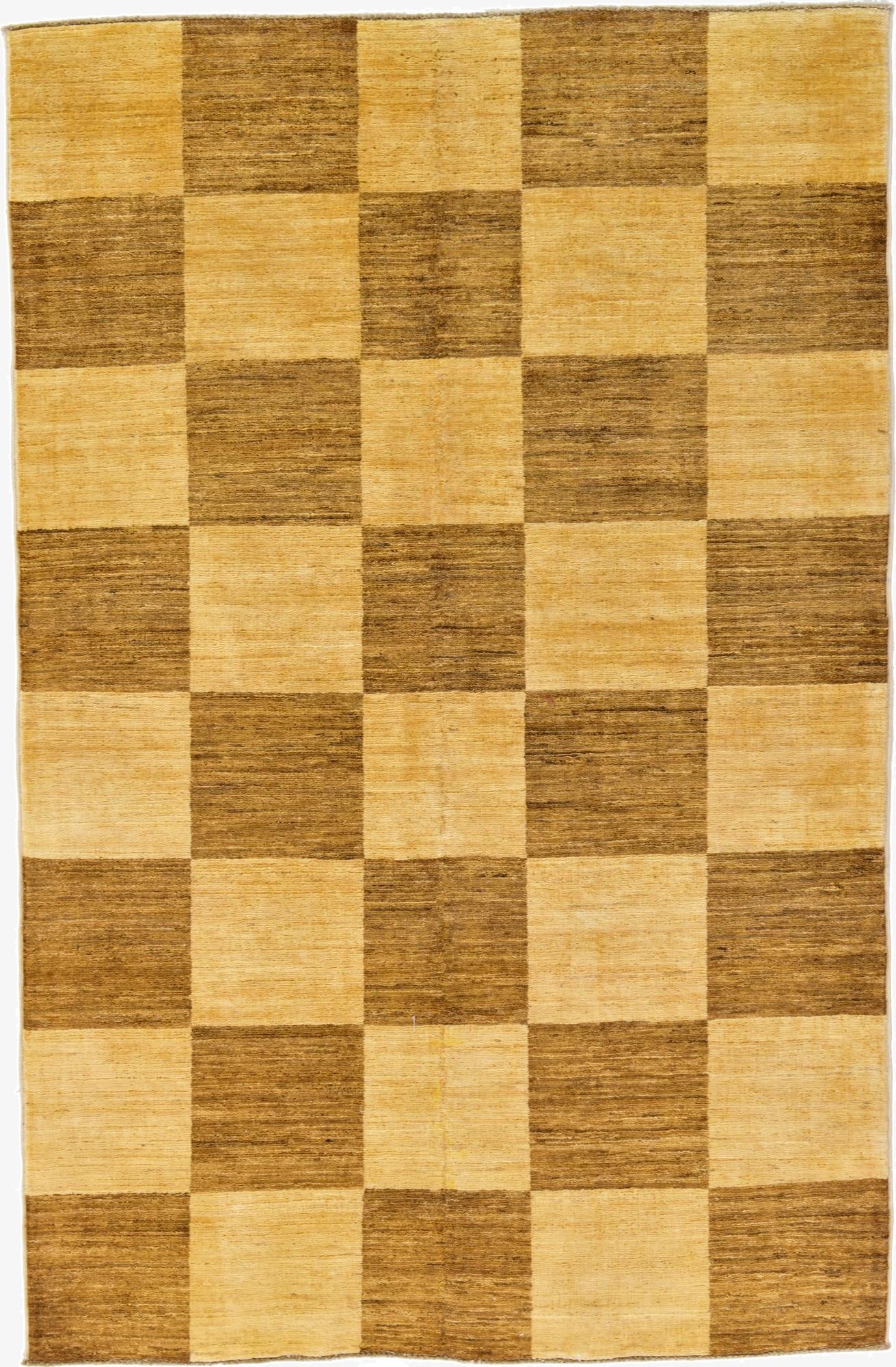 4' 3 x 6' 6  Hand Knotted Modern Ziegler Oriental Rug