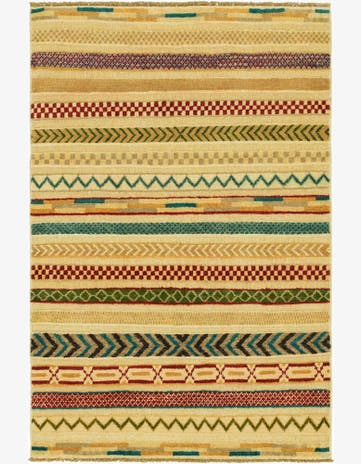 2' 7 x 4' 1 Hand Knotted Modern Ziegler Rug