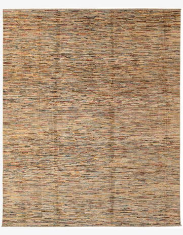 8' x 9' 10 Hand Knotted Modern Ziegler Wool Rug