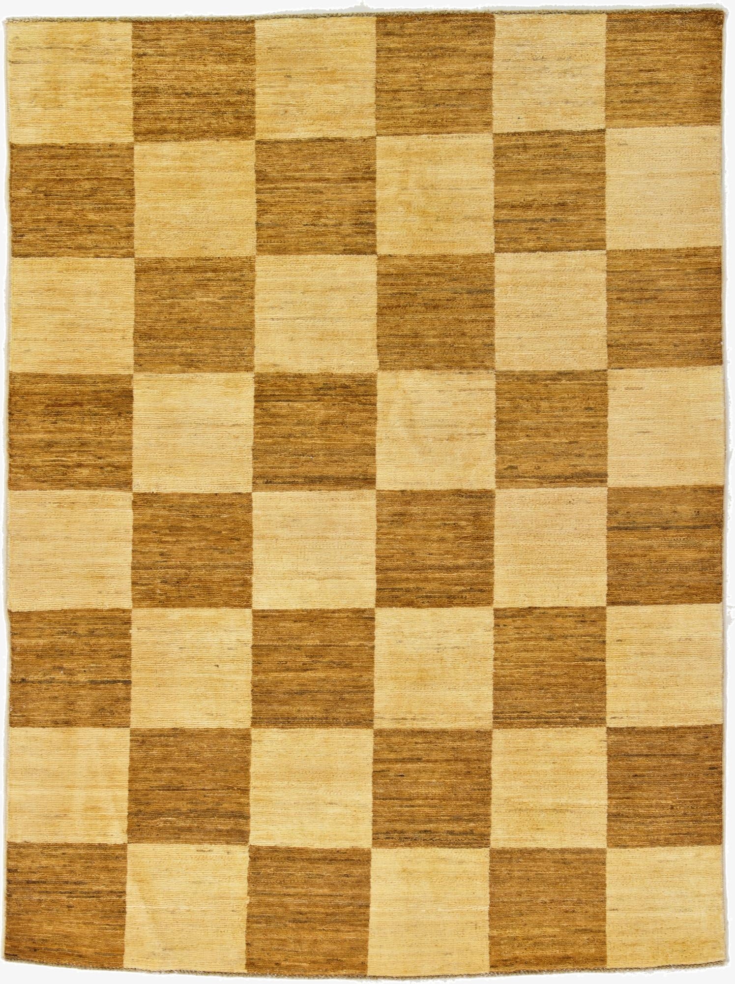 4' 11 x 6' 5  Hand Knotted Modern Ziegler Oriental Rug