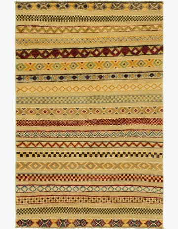2' 8 x 4' 2 Hand Knotted Modern Ziegler Rug