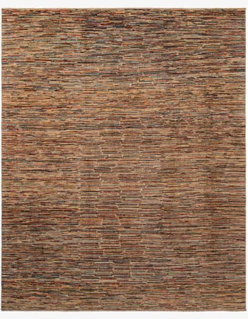 7' 11 x 9' 9 Hand Knotted Modern Ziegler Wool Rug