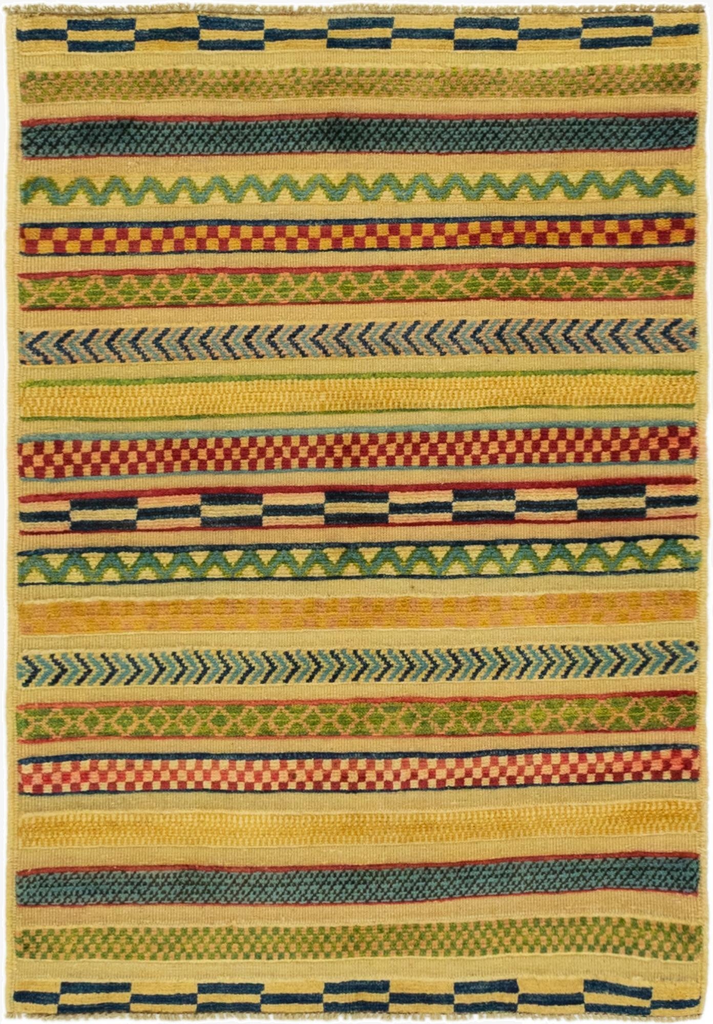 2' 8 x 4'  Hand Knotted Modern Ziegler Rug