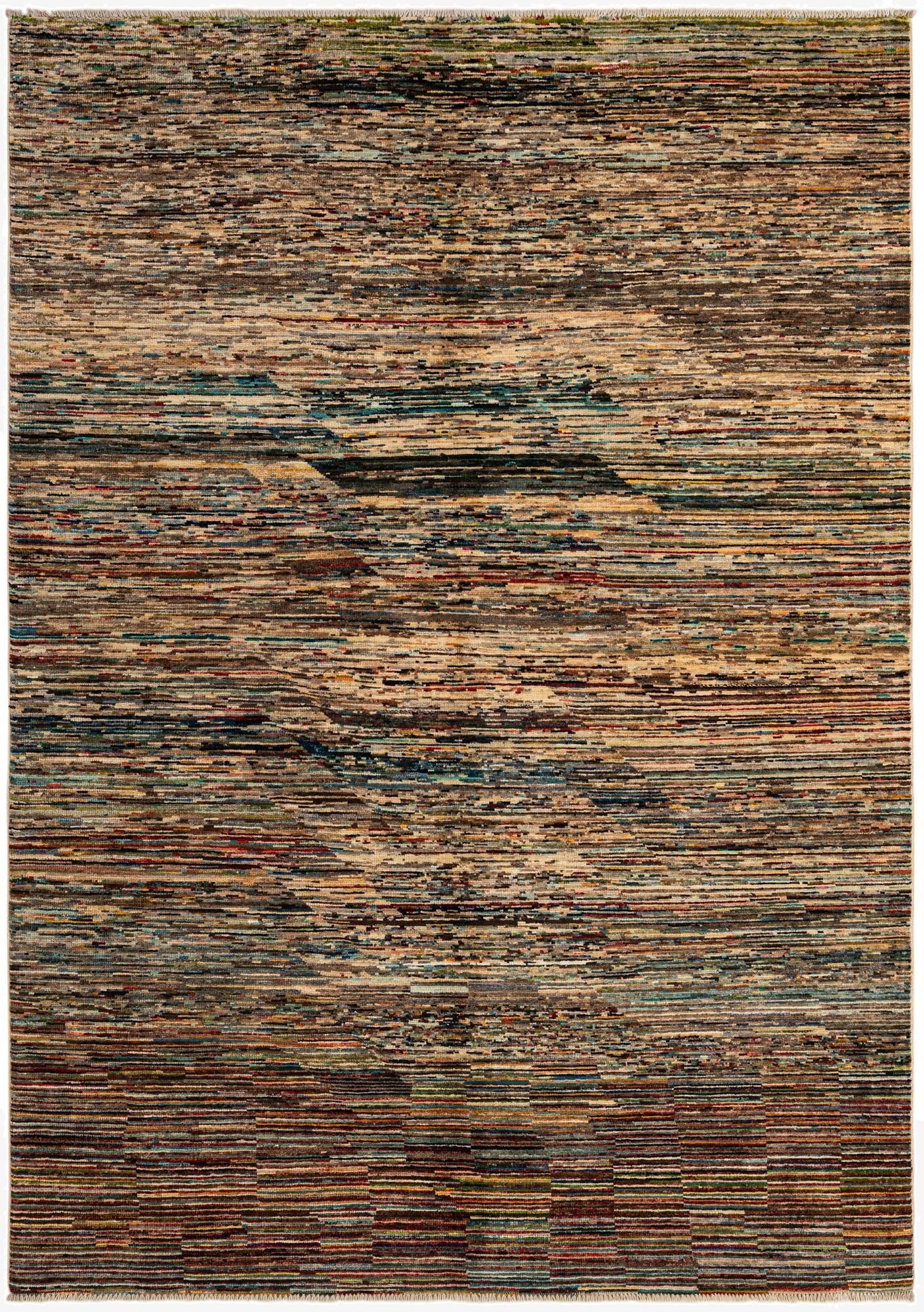 5' 5 x 7' 9  Hand Knotted Modern Ziegler Wool Rug