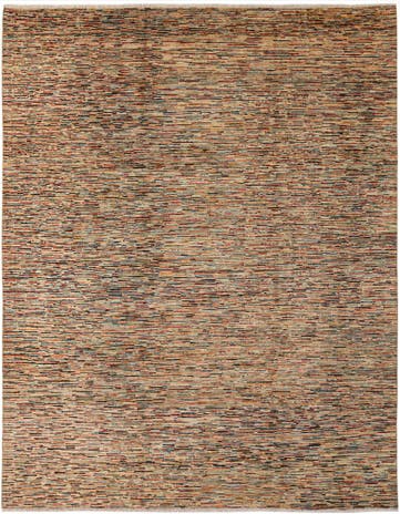 8' x 10' 2 Hand Knotted Modern Ziegler Wool Rug