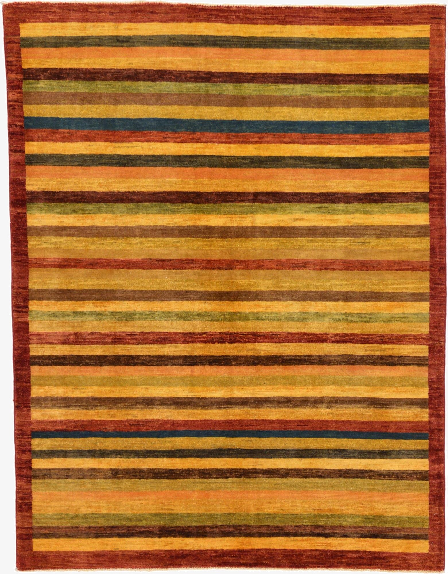 5' x 6' 5  Hand Knotted Modern Ziegler Rug