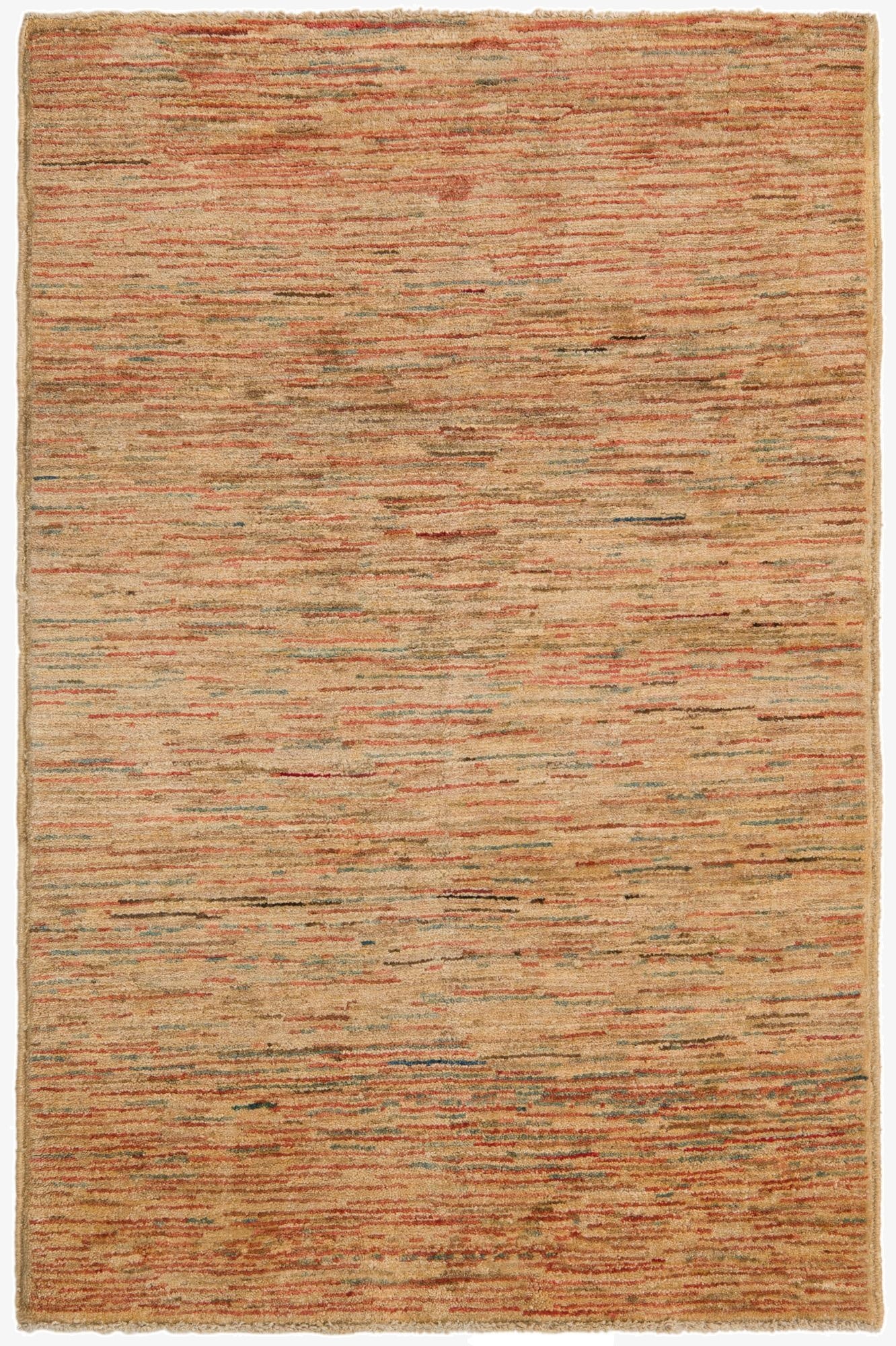 3' 2 x 4' 9  Hand Knotted Modern Ziegler Rug