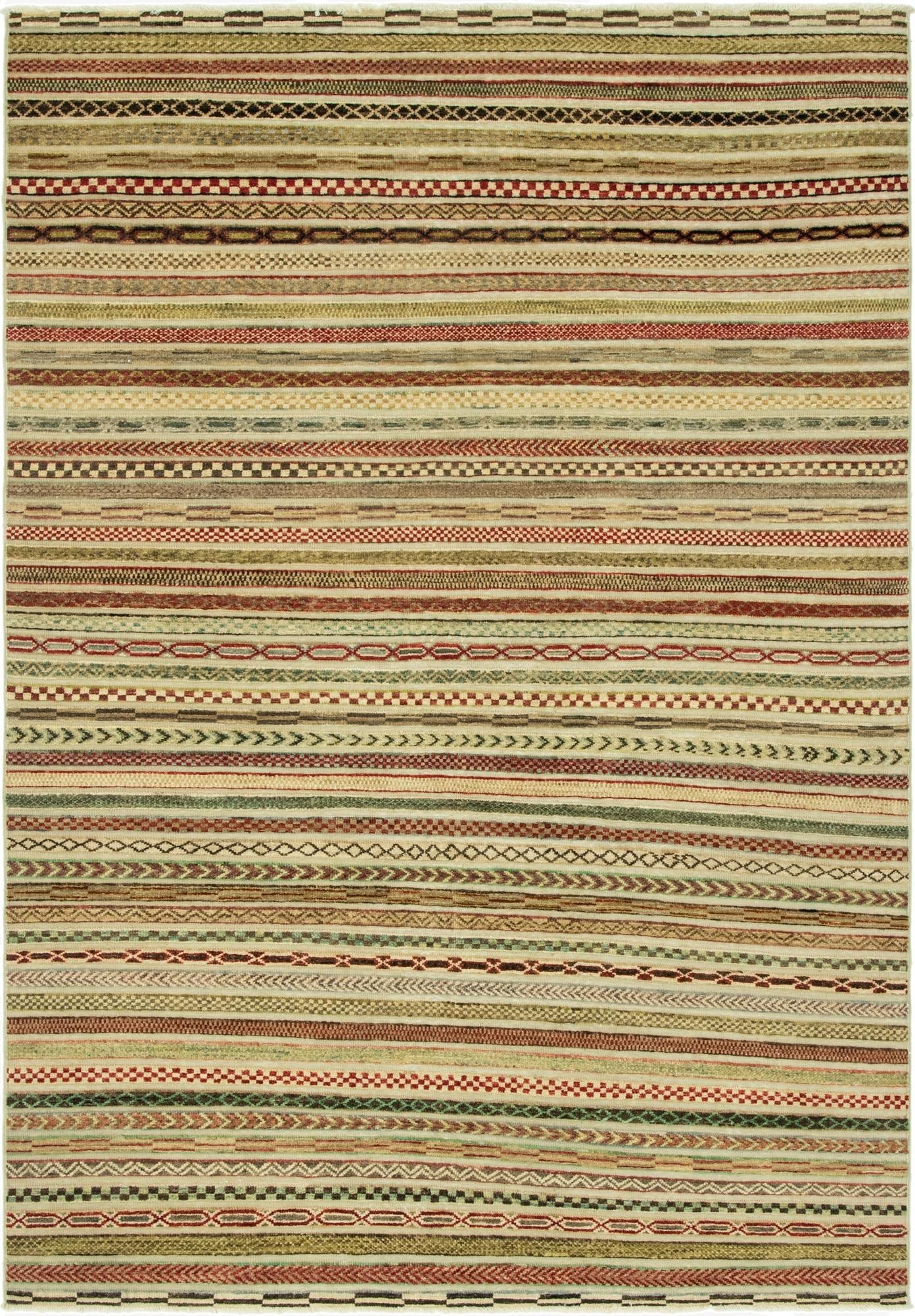 5' 1 x 7' 8  Hand Knotted Modern Ziegler Oriental Rug