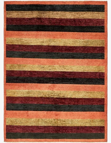 4' 9 x 6' 6 Hand Knotted Modern Ziegler Oriental Rug