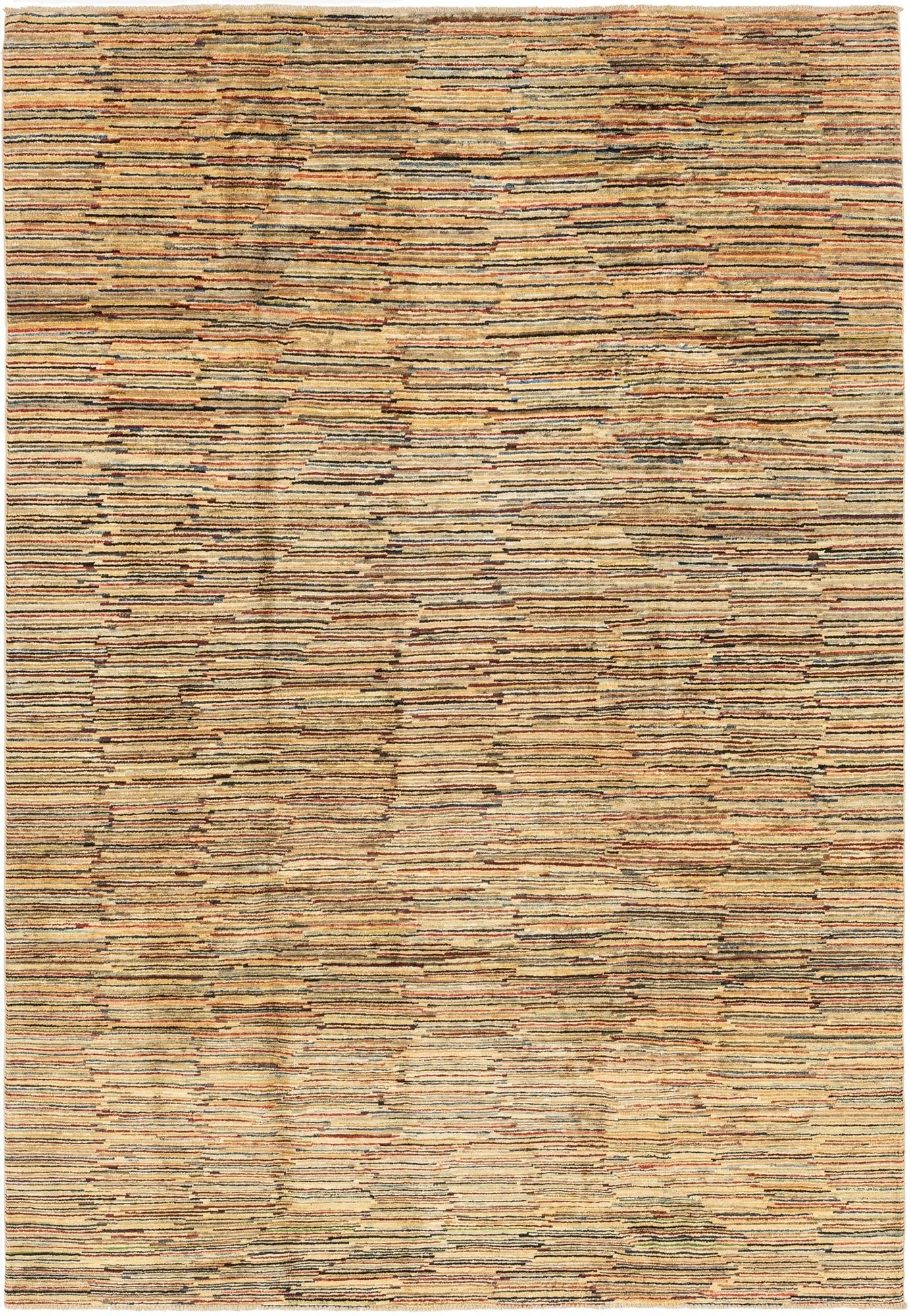 6' 8 x 9' 8  Hand Knotted Modern Ziegler Rug